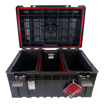 Qbrick System ONE 350 1 0 Basic Werkzeugkoffer 585 x 385 x 320 mm 38 l stapelbar IP66 alte Version ohne Gewindeeinsaetze 1 - toolbrothers