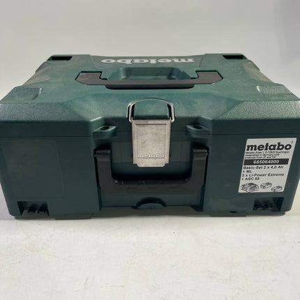 Metabo Basic Set Ladegeraet 2x 18 V 4 0 Ah Akkus in MetaLoc II Unvollstaendig 1 - toolbrothers