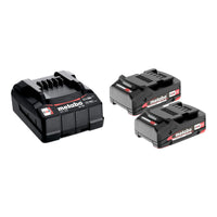 Metabo Basis Set 2x Li Power Akkupack 18 V 2 0 Ah Akku SC 36 Ladegeraet 685161000 0 - toolbrothers