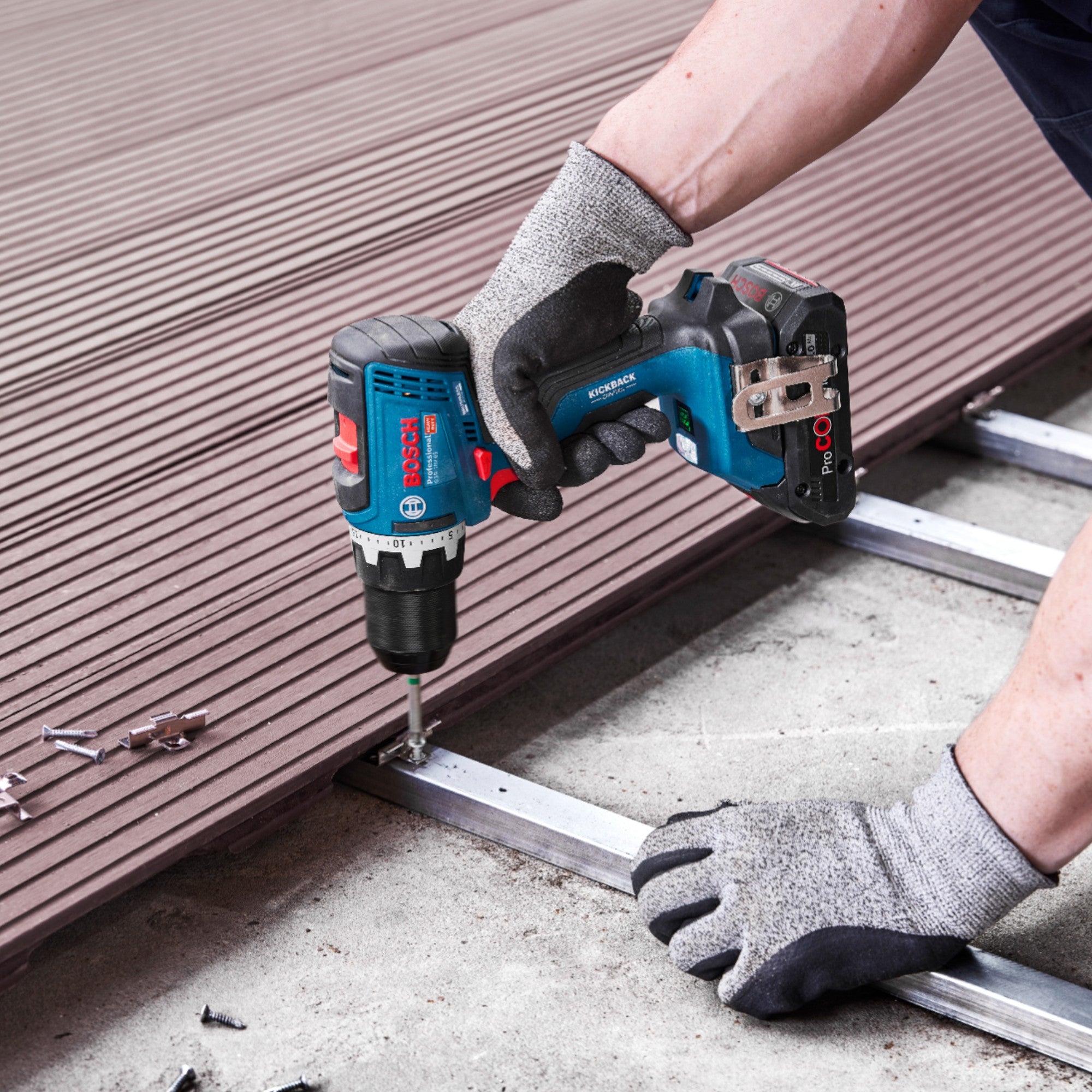 Bosch GSR 18V 65 Professional Akku Bohrschrauber 18 V 63 Nm Brushless 2x ProCORE Akku 4 0 Ah Ladegeraet 3 - toolbrothers