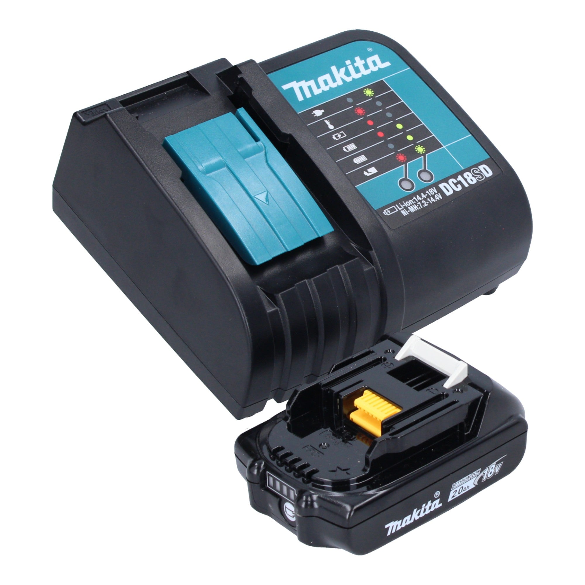 Makita DUC 101 SA01 Akku Astsaege 18 V 10 cm Brushless 1x Akku 2 0 Ah Ladegeraet 2 - toolbrothers