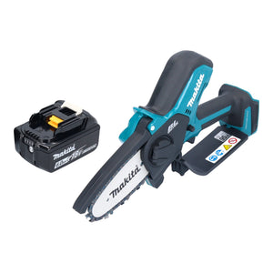 Makita DUC 101 G01 Akku Astsäge 18 V 10 cm Brushless + 1x Akku 6,0 Ah - ohne Ladegerät