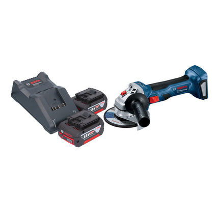 Bosch GWS 18V 7 Professional Akku Winkelschleifer 18 V 115 mm Brushless 2x Akku 4 0 Ah Ladegeraet 0 - toolbrothers