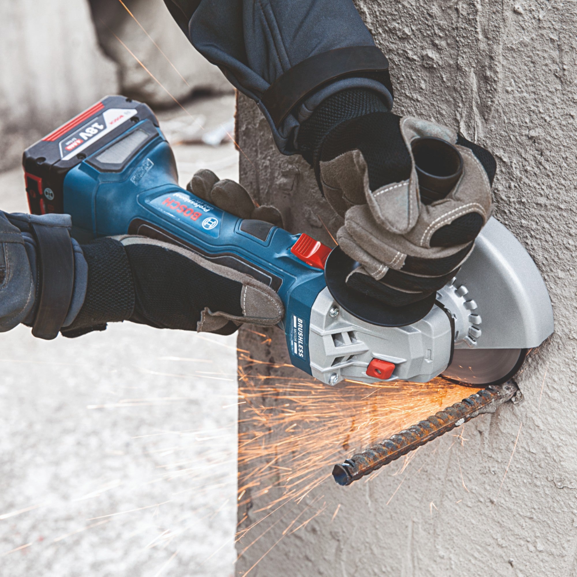 Bosch GWS 18V 7 Professional Akku Winkelschleifer 18 V 115 mm Brushless 1x ProCORE Akku 5 5 Ah Ladegeraet 4 - toolbrothers