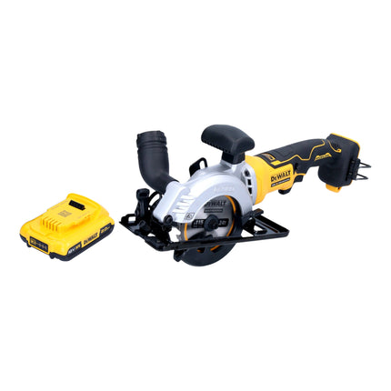 DeWalt DCS 571 N Akku Handkreissaege 18 V 115 mm Brushless 1x Akku 2 0 Ah ohne Ladegeraet 0 - toolbrothers