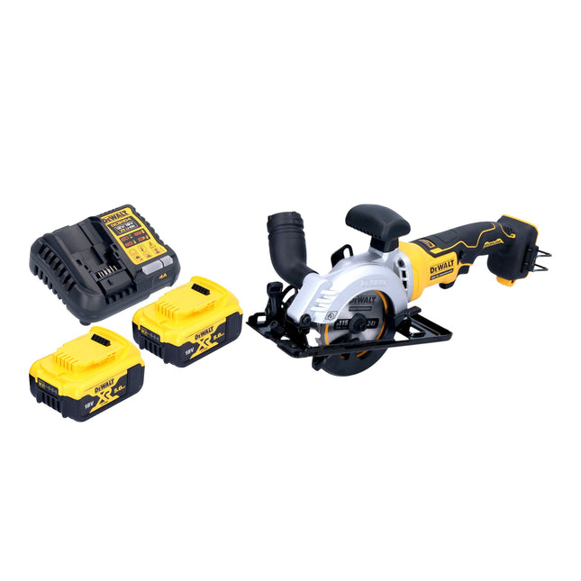 DeWalt DCS 571 P2 Akku Handkreissaege 18 V 115 mm Brushless 2x Akku 5 0 Ah Ladegeraet 0 - toolbrothers