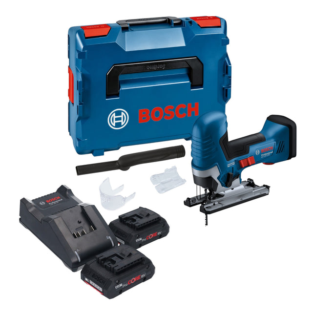 Bosch GST 18V 125 S Professional Akku Stichsaege 18 V 125 mm Brushless 2x ProCORE Akku 4 0 Ah Ladegeraet L Boxx 0 - toolbrothers