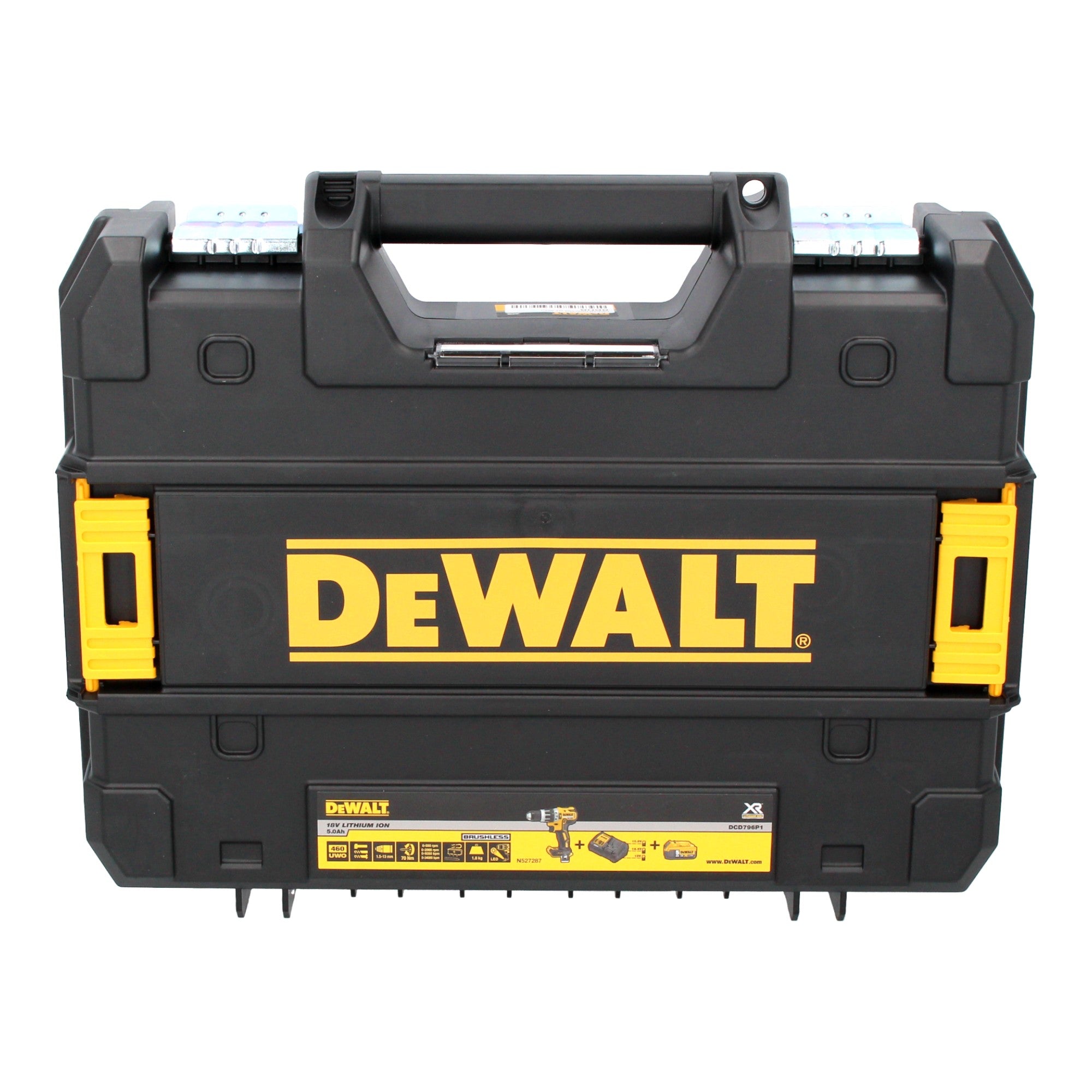 DeWalt DCD 796 M2T Akku Schlagbohrschrauber 18 V 70 Nm Brushless 2x Akku 4 0 Ah Ladegeraet TSTAK 2 - toolbrothers
