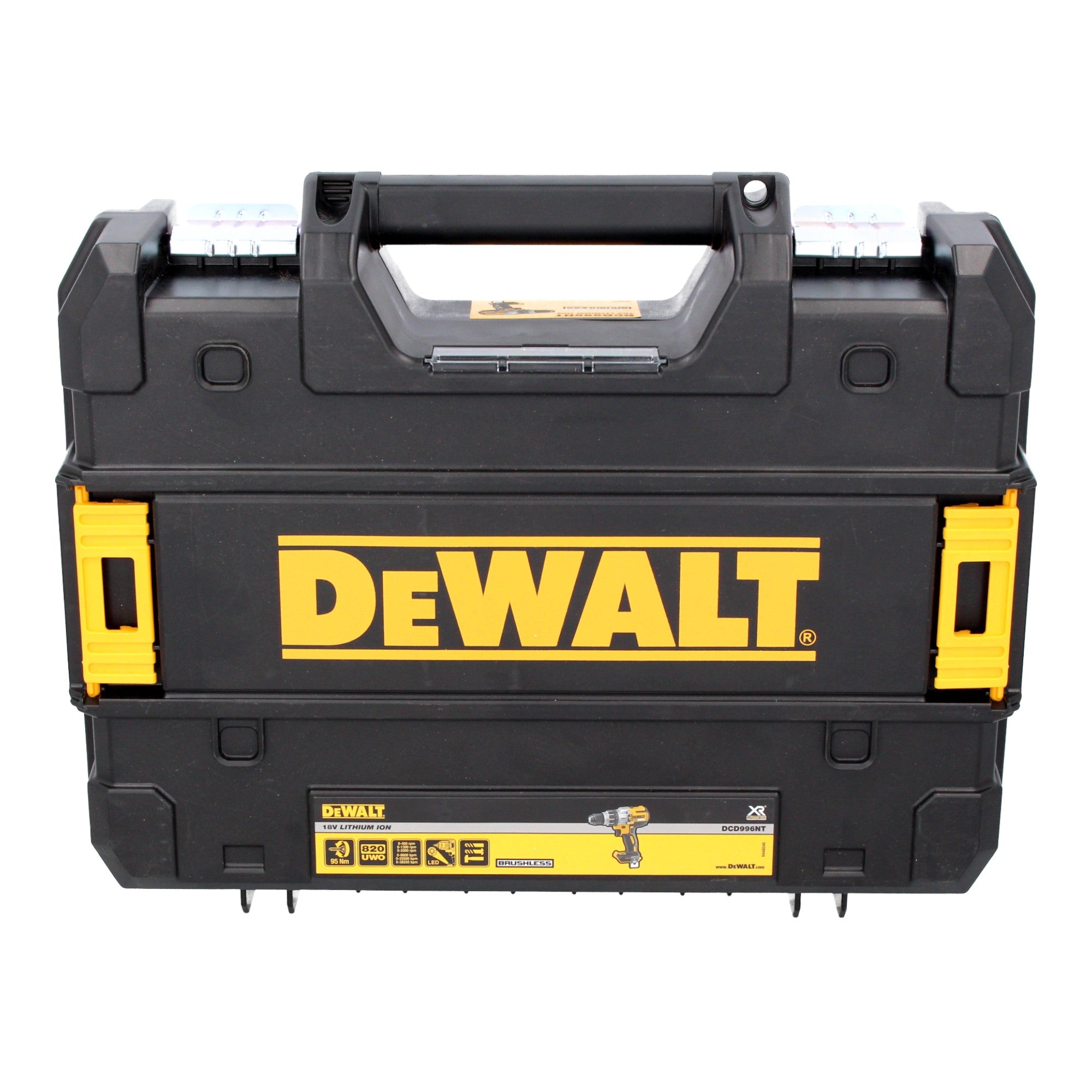 DeWalt DCD 996 D2T Akku Schlagbohrschrauber 18 V 95 Nm Brushless 2x Akku 2 0 Ah Ladegeraet TSTAK 2 - toolbrothers