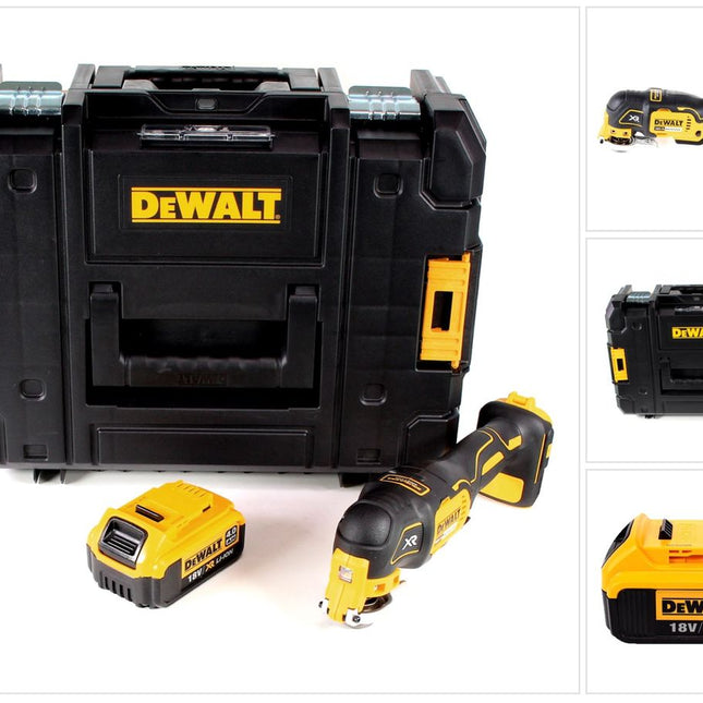DeWalt DCS 355 NT Akku Oszillierer 18V Brushless Solo + 1x Akku 4,0Ah + TSTAK - ohne Ladegerät - Toolbrothers