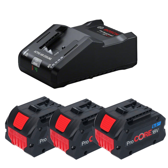 Bosch Starter Set mit 3x ProCORE 18 V 8 0 Ah Akku GAL 18V 160 Ladegeraet 0 - toolbrothers