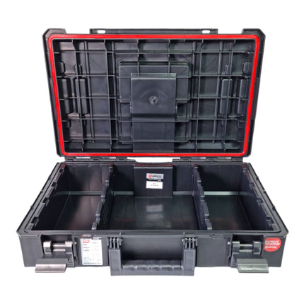 Qbrick System ONE 200 Vario Werkzeugkoffer modularer Organizer 585 x 385 x 171 mm 15 4 l stapelbar IP66 alte Version 2 - toolbrothers