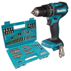 Makita DHP 485 Z Akku Schlagbohrschrauber 18 V 50 Nm Brushless 102 tlg Bit Bohrer Set ohne Akku ohne Ladegeraet 0 - toolbrothers
