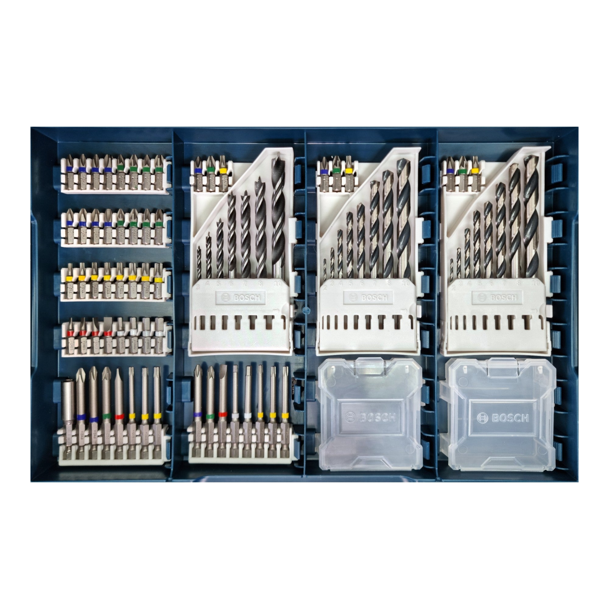 Bosch L Case Pick Click Professional Werkzeugkoffer 1600A026W3 82 tlg Bit und Bohrer Set 2 - toolbrothers