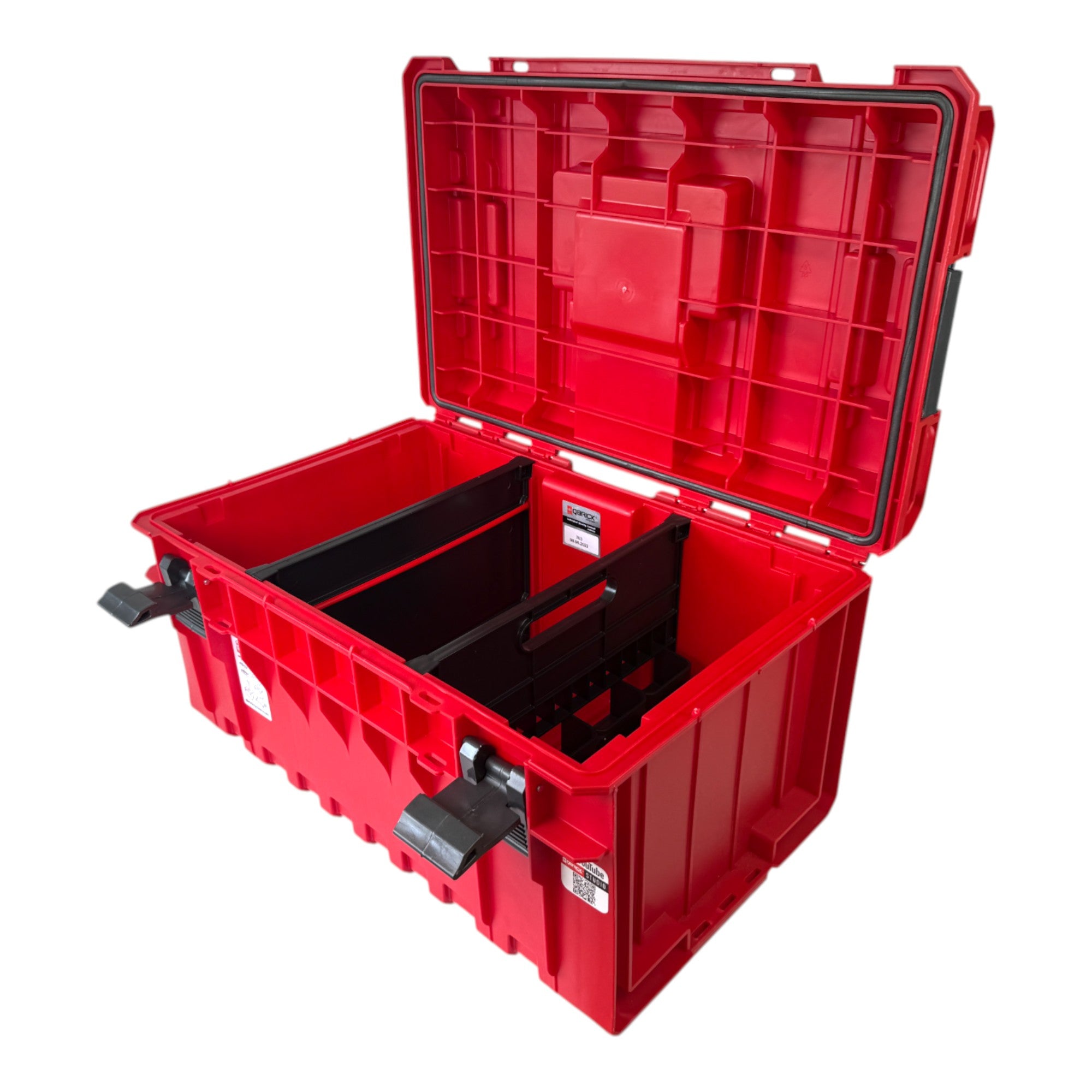 Qbrick System ONE 350 Vario RED ULTRA HD Custom Werkzeugkoffer modularer Organizer 585 x 385 x 320 mm 38 l stapelbar IP66 alte Version 3 - toolbrothers