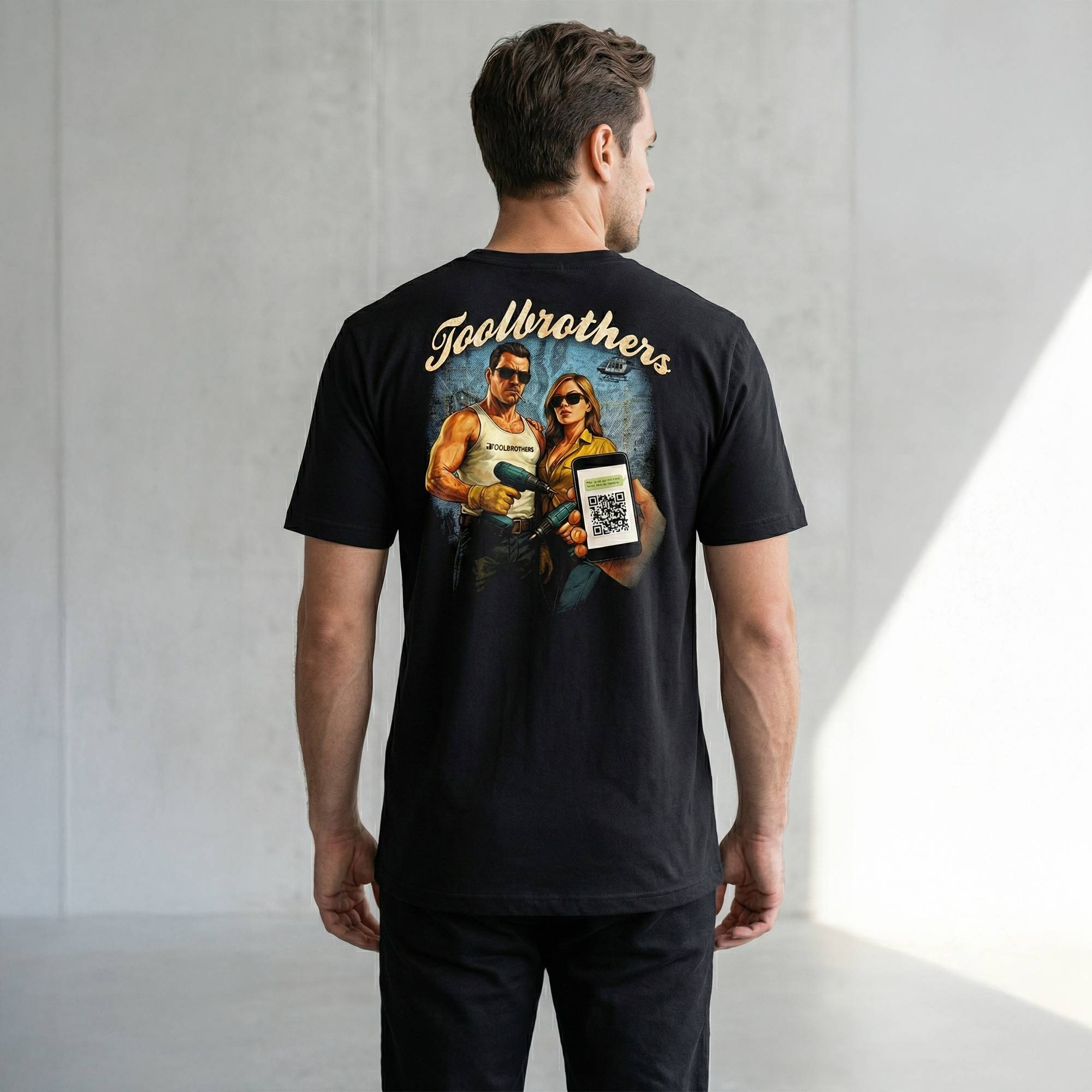 Toolbrothers Fan Shirt Simple Black Groesse S 2 - toolbrothers