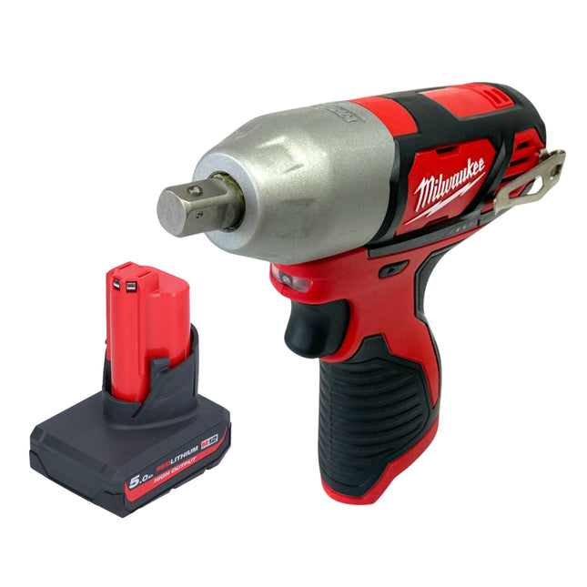 Milwaukee M12 BIW12 501 Akku Schlagschrauber 12 V 138 Nm 1 2 1x Akku 5 0 Ah ohne Ladegeraet 0 - toolbrothers