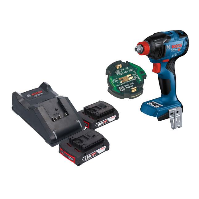 Bosch GDX 18V 210 C Professional Akku Drehschlagschrauber 18 V 210 Nm Brushless 2x Akku 2 0 Ah Ladegeraet GCY 42 Bluetooth Modul 0 - toolbrothers