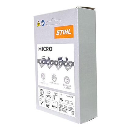 Stihl 2x 3 8 Picco Micro Mini 3 PMM3 Saegekette 40 cm 3 8 P 1 3 mm 55 TG 2 Stueck 2x 36100000055  2 - toolbrothers