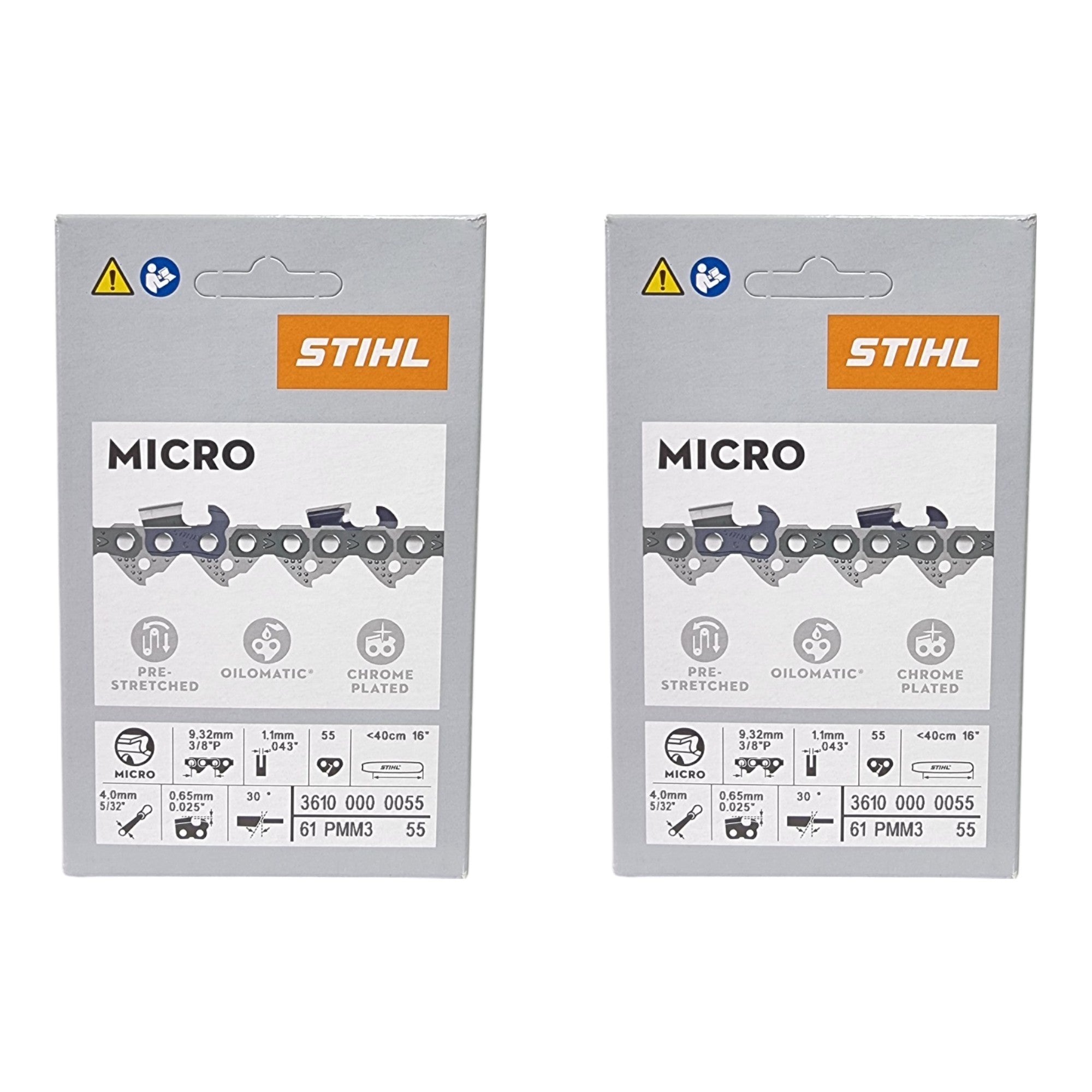 STIHL Picco Micro Mini 3 Saegekette 40 cm 3 8 P 1 1 mm 55 TG 2 Stk 2x 36100000055  0 - toolbrothers