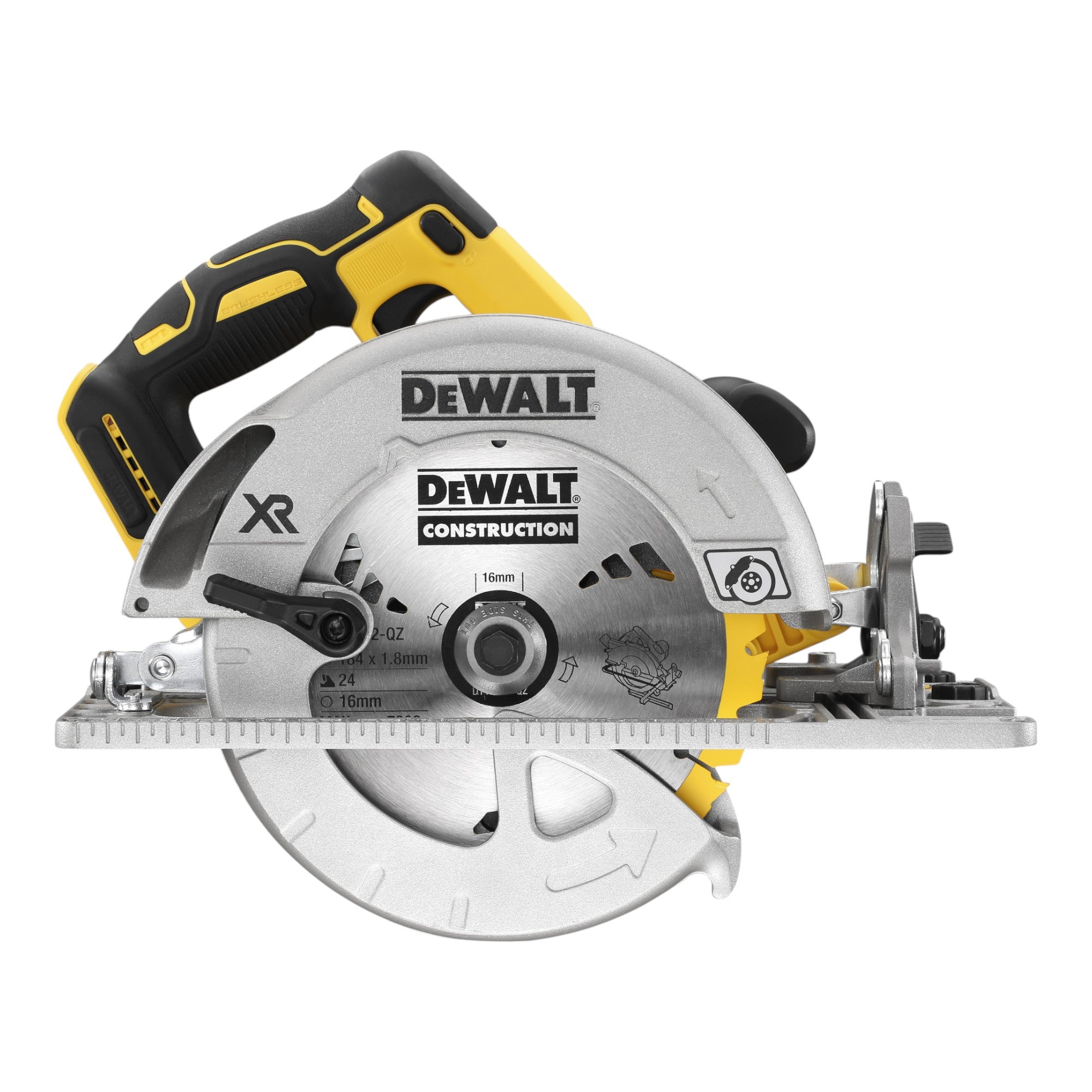 DeWalt DCS 572 N Akku Handkreissaege 18 V 184 mm Brushless 1x Powerstack Akku 5 0 Ah ohne Ladegeraet 3 - toolbrothers