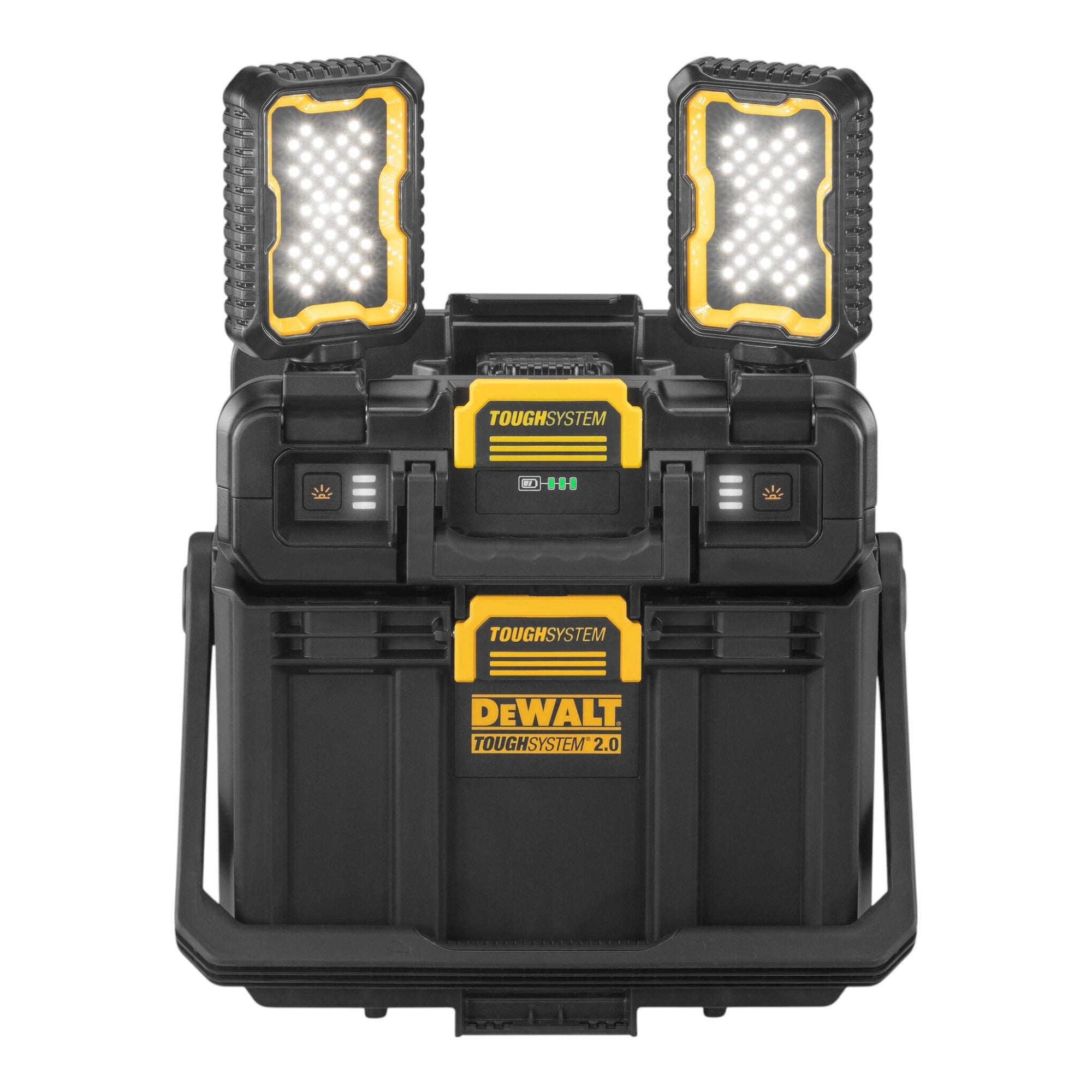 DeWalt DWST08061 1 Werkzeugbox mit integrierten Leuchten 395 x 352 x 255 mm ToughSystem 2 0 1x Akku 2 0 Ah ohne Ladegeraet 4 - toolbrothers