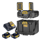 DeWalt DWST08061 1 Werkzeugbox mit integrierten Leuchten 395 x 352 x 255 mm ToughSystem 2 0 2x Akku 4 0 Ah Ladegeraet 0 - toolbrothers