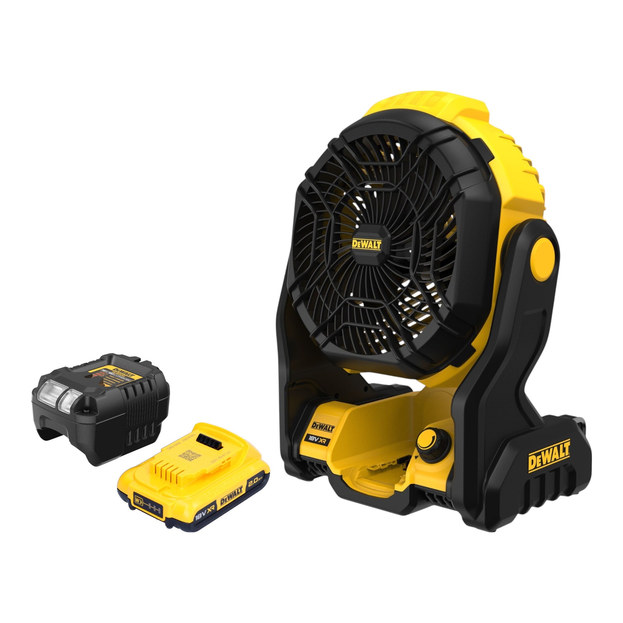 DeWalt DCE 512 D1 Akku Ventilator 18 V 1x Akku 2 0 Ah Ladegeraet 0 - toolbrothers