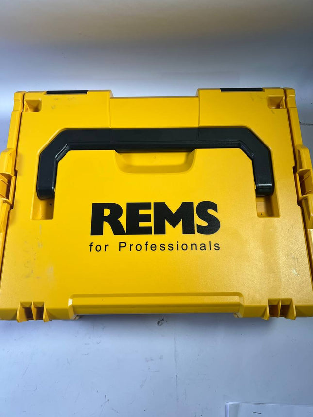 REMS Mini Press ACC 22 V Akku Radialpresse mit Zwangsablauf in L Boxx 1 x 2 5 Ah Akku Ladegeraet 578014 R220 Leicht Gebraucht 1 - toolbrothers