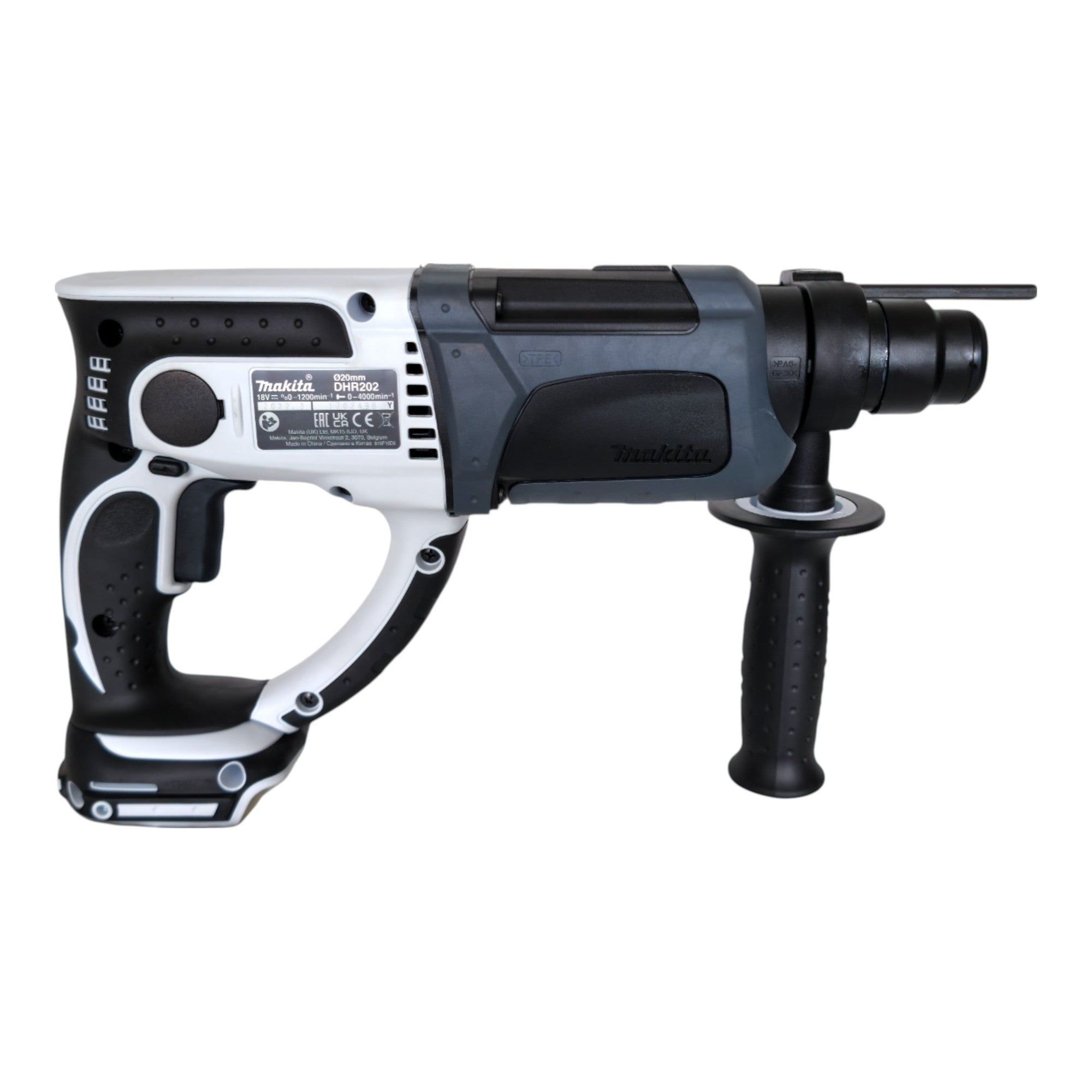Makita DHR 202 RFW Akku Bohrhammer 18 V 20 mm 2 0 J weiss 2x Akku 3 0 Ah Ladegeraet 4 - toolbrothers