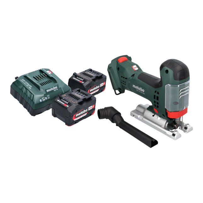 Metabo STA 18 LTX 100 Akku Stichsaege 18 V 100 mm Brushless 2x Akku 4 0 Ah Ladegeraet 0 - toolbrothers