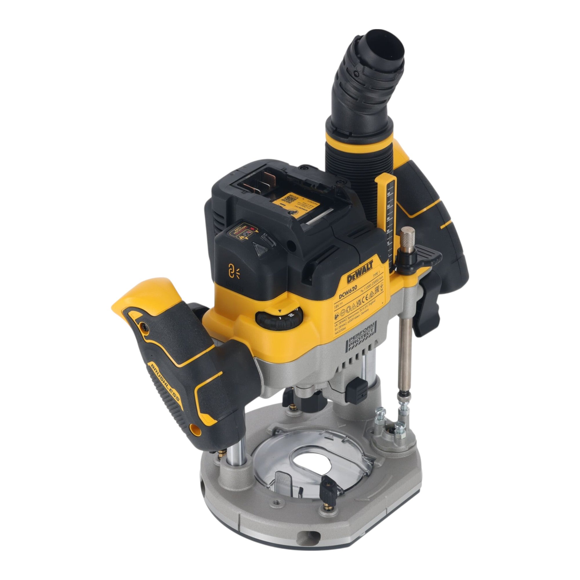 DeWalt DCW 620 NT Akku Oberfraese 18 V 12 mm Brushless 1x Akku 4 0 Ah TSTAK ohne Ladegeraet 1 - toolbrothers