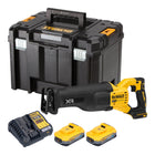 DeWalt DCS 386 H2T Akku Saebelsaege 18 V Brushless 2x Powerstack Akku 5 0 Ah Ladegeraet TSTAK 0 - toolbrothers