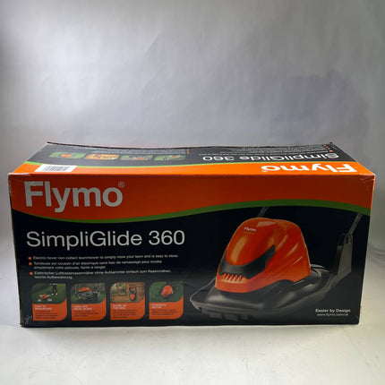 Flymo SimpliGlide 360 Elektro Luftkissenmaeher Rasenmaeher 1800 Watt 36 cm Schnittbreite Gebraucht 1 - toolbrothers