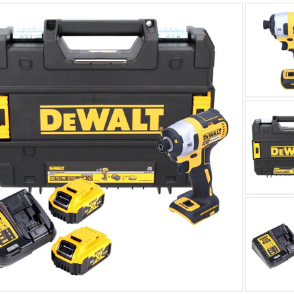 DeWalt DCF 887 P2T Akku Schlagschrauber 18 V 205 Nm 1 4 Brushless 2x Akku 5 0 Ah Ladegeraet TSTAK 0 - toolbrothers