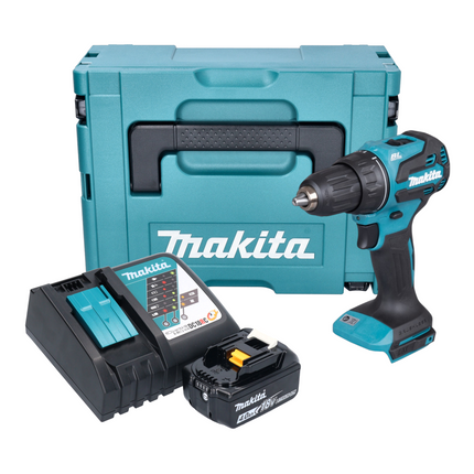 Makita DDF 490 RM1J Akku Bohrschrauber 18 V 65 Nm 1 2 Brushless 1x Akku 4 0 Ah Ladegeraet Makpac 0 - toolbrothers
