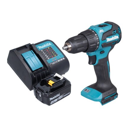 Makita DHP 490 SM1 Akku Schlagbohrschrauber 18 V 65 Nm Brushless 1x Akku 4 0 Ah Ladegeraet 0 - toolbrothers