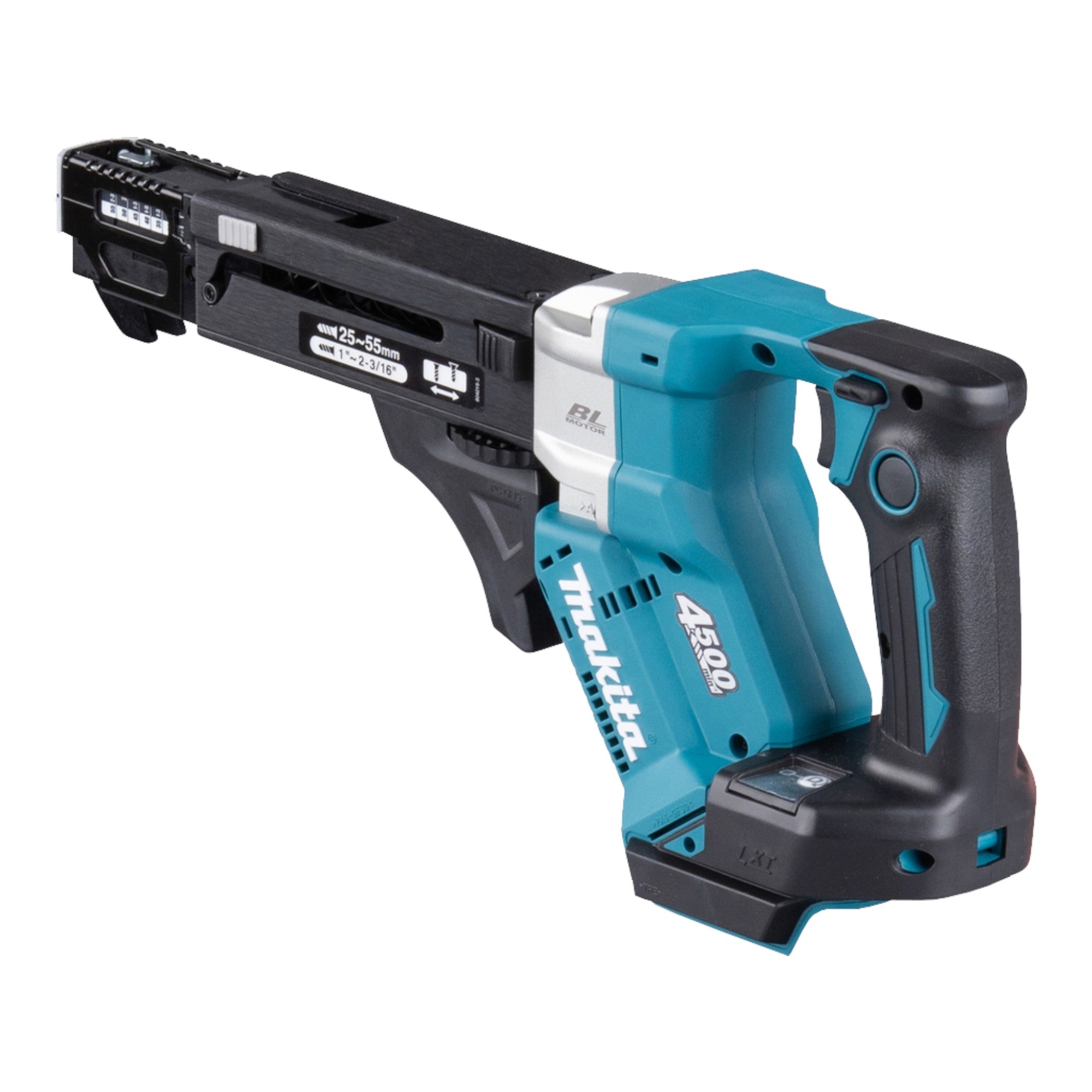 Makita DFR 552 SFJ Akku Magazinschrauber 18 V 25 55 mm Brushless 2x Akku 3 0 Ah Ladegeraet Makpac 4 - toolbrothers