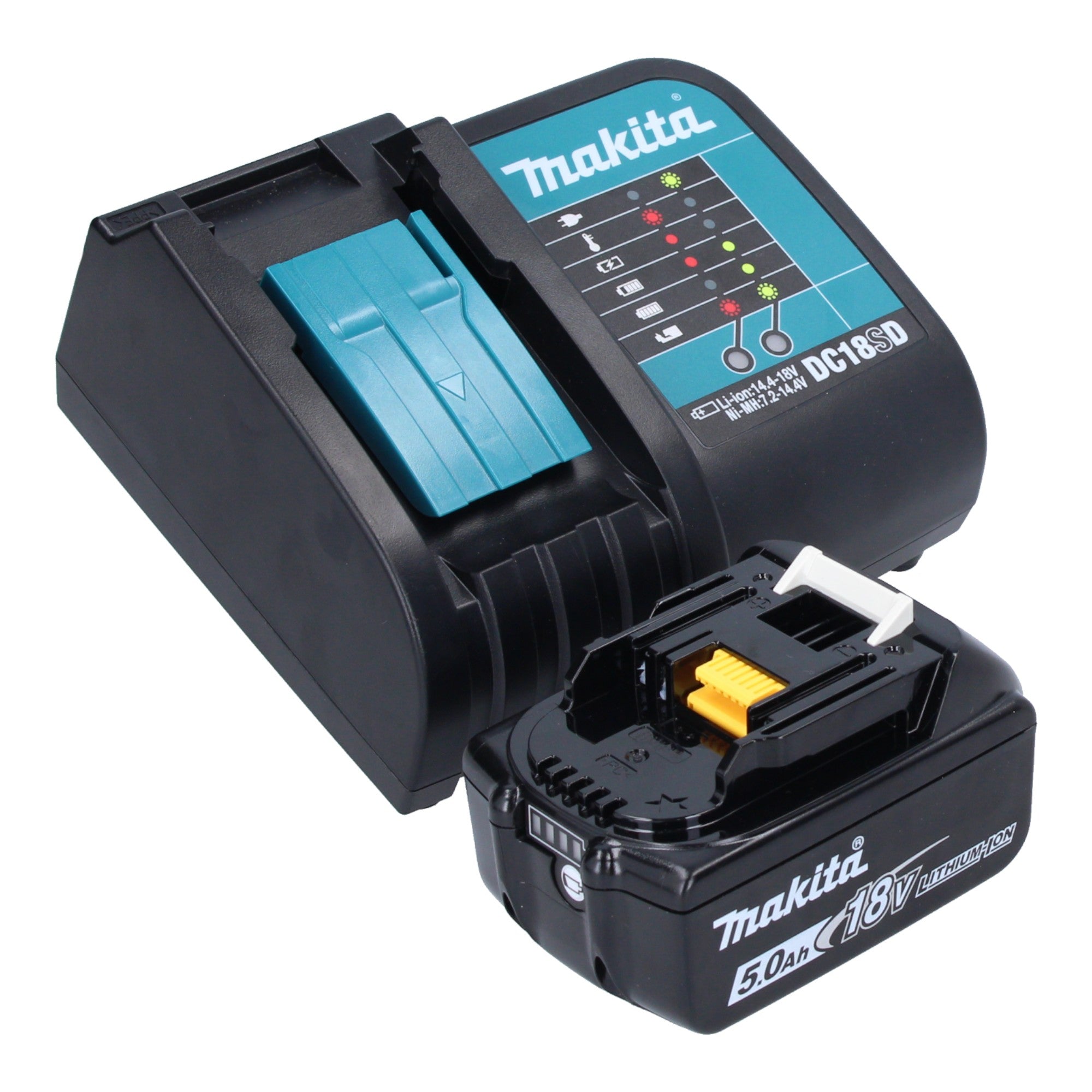 Makita DFR 552 ST1J Akku Magazinschrauber 18 V 25 55 mm Brushless 1x Akku 5 0 Ah Ladegeraet Makpac 3 - toolbrothers