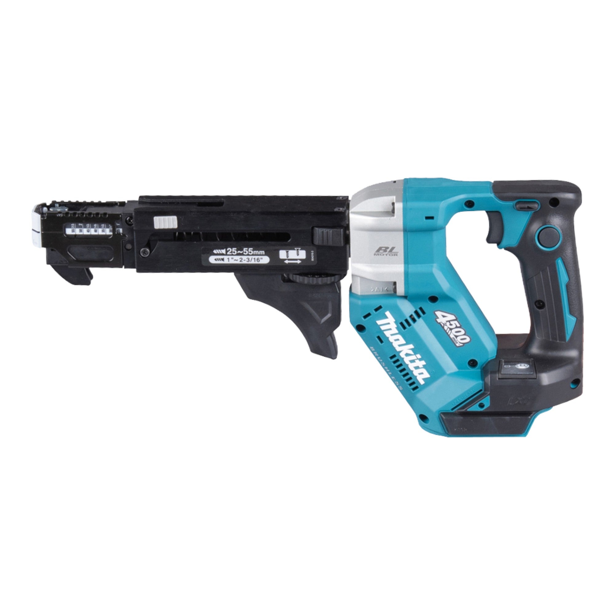 Makita DFR 552 SG1J Akku Magazinschrauber 18 V 25 55 mm Brushless 1x Akku 6 0 Ah Ladegeraet Makpac 1 - toolbrothers