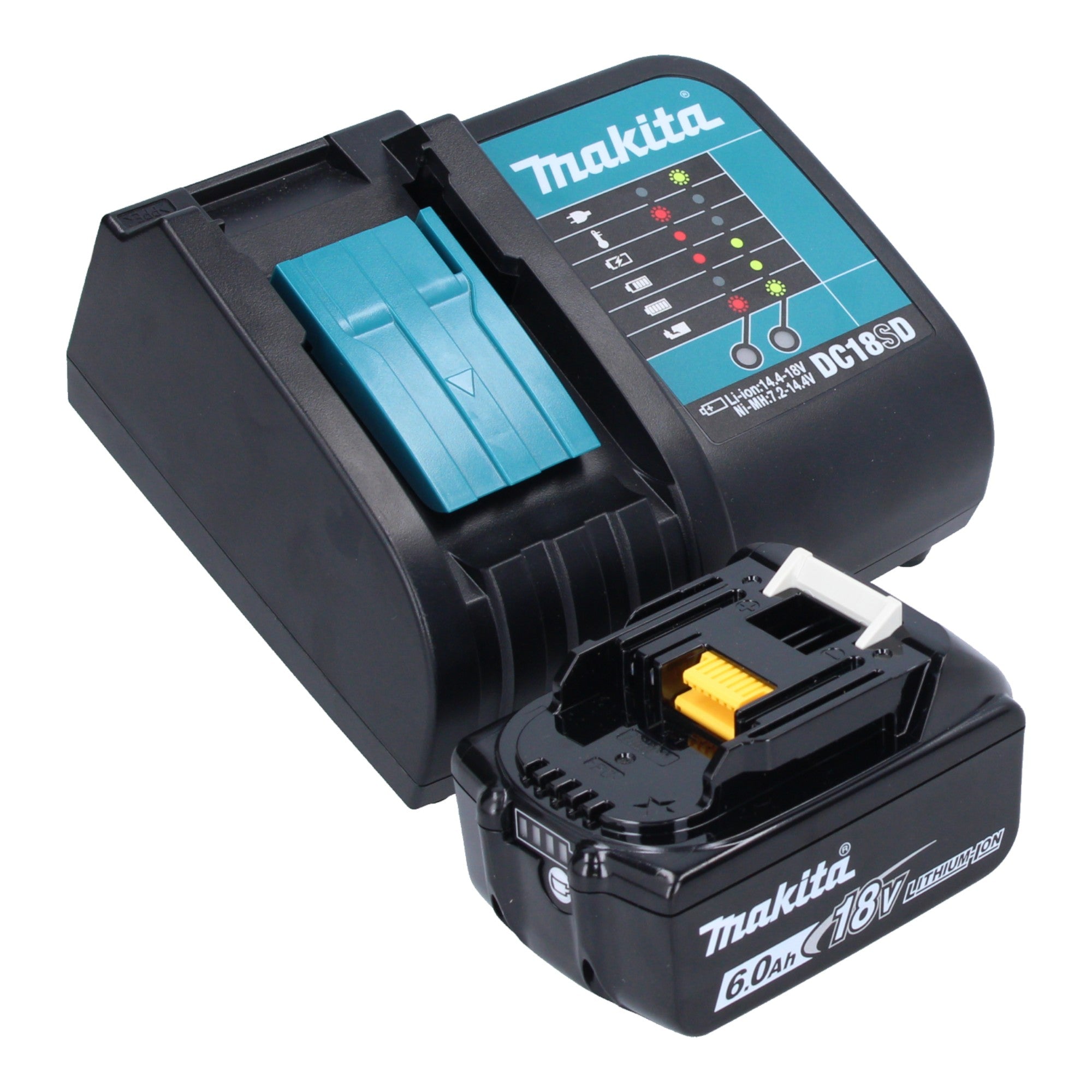 Makita DFR 552 SG1J Akku Magazinschrauber 18 V 25 55 mm Brushless 1x Akku 6 0 Ah Ladegeraet Makpac 3 - toolbrothers