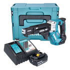 Makita DFR 552 RM1J Akku Magazinschrauber 18 V 25 55 mm Brushless 1x Akku 4 0 Ah Ladegeraet Makpac 0 - toolbrothers