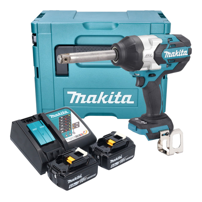 Makita DTW 1005 RGJ Akku Schlagschrauber 18 V 1360 Nm 3 4 Brushless 2x Akku 6 0 Ah Ladegeraet Makpac 0 - toolbrothers