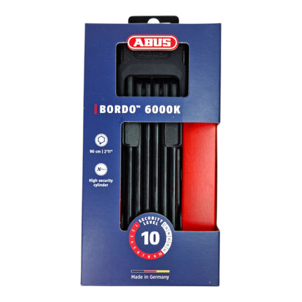 ABUS BORDO 6000K 90 Faltschloss 90 cm Laenge mit Halter 1 - toolbrothers