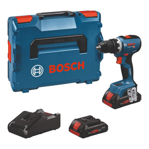 Bosch GSR 18V-65 Professional Akku Bohrschrauber 18 V 63 Nm ( 06019N3206 ) Brushless + 2x ProCORE Akku 4,0 Ah + Ladegerät + L-Boxx