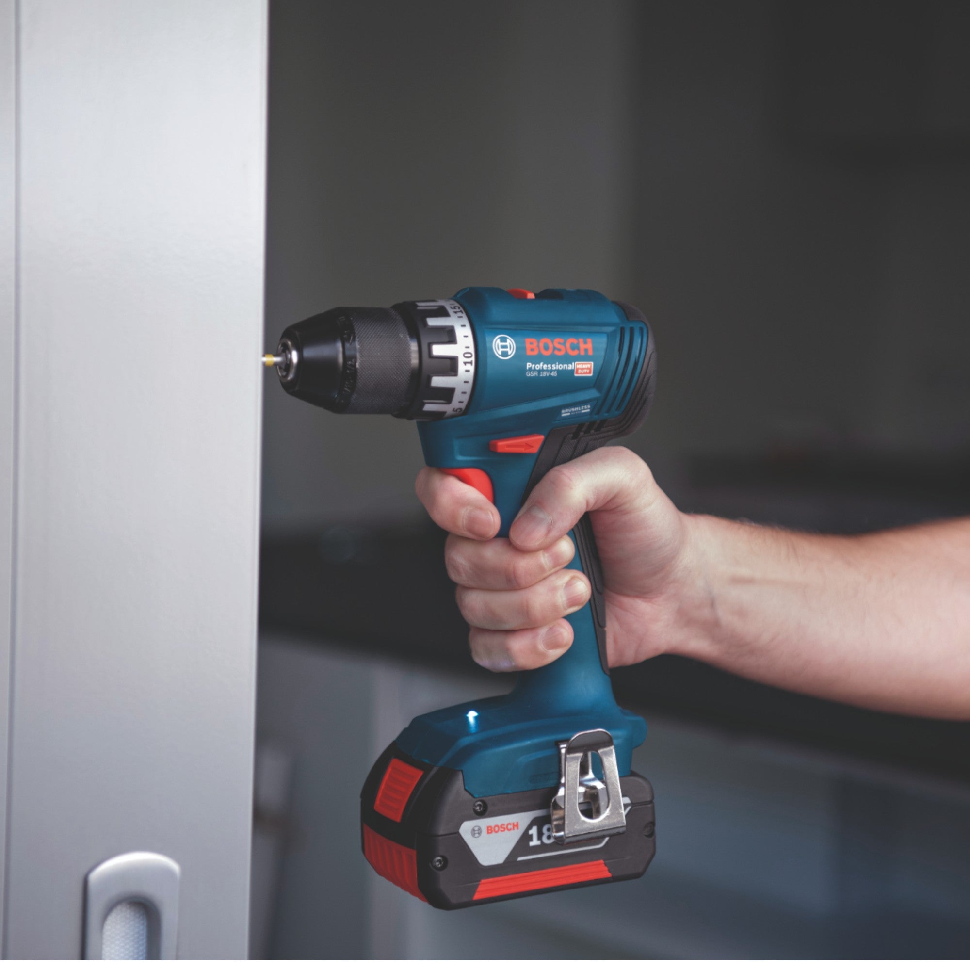 Bosch GSR 18V 45 Professional Akku Bohrschrauber 18 V 45 Nm Brushless 1x Akku 5 0 Ah Ladegeraet 4 - toolbrothers