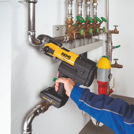 Rems E 22V ACC Basic Pack Akku Radialpresse 22 V 32 kN 576017 R220 1x Akku 2 5 Ah Ladegeraet L Boxx 3 - toolbrothers