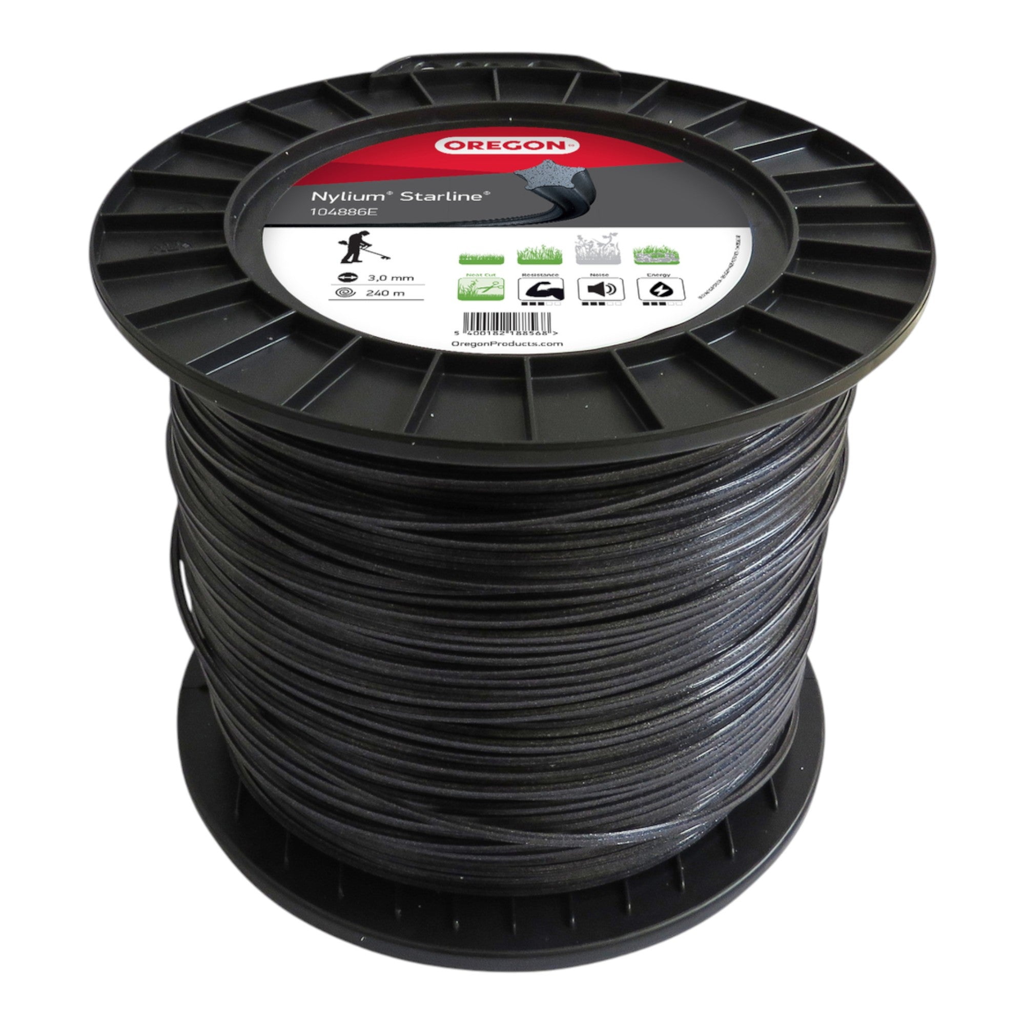Oregon Nylium Starline Trimmerfaden 3 0 mm x 240 m 104886E fuer Benzin und Akkugeraete 0 - toolbrothers