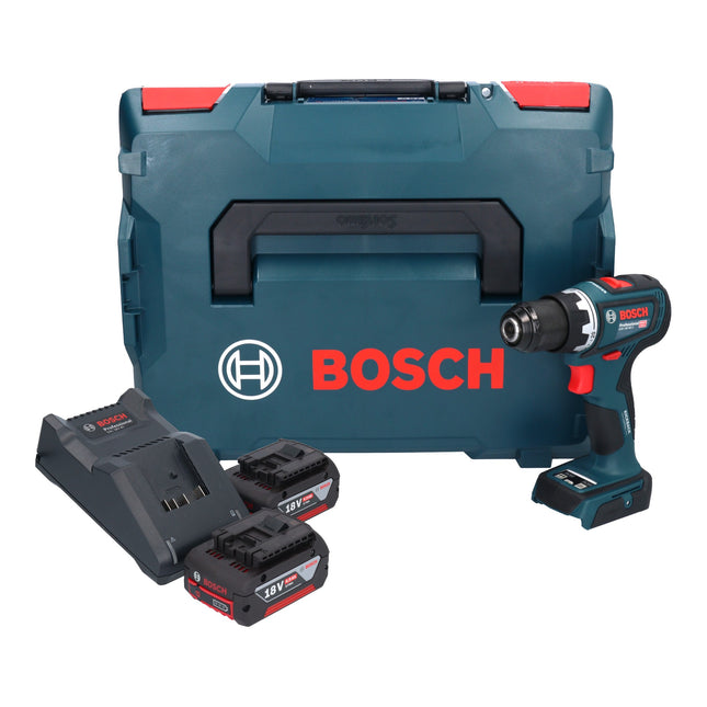 Bosch GSR 18V 90 C Professional Akku Bohrschrauber 18 V 64 Nm Brushless 06019K6003 2x Akku 4 0 Ah Ladegeraet L Boxx 0 - toolbrothers