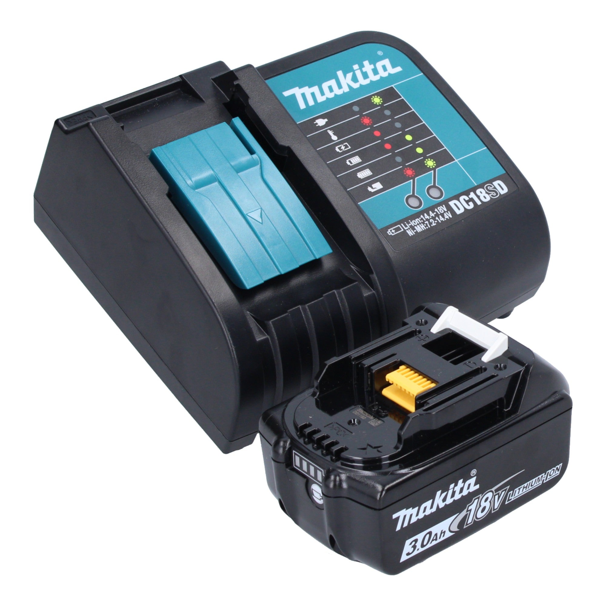 Makita DCL 283 FSF1 Akku Staubsauger 18 V 0 73 l Brushless 1x Akku 3 0 Ah Ladegeraet 2 - toolbrothers